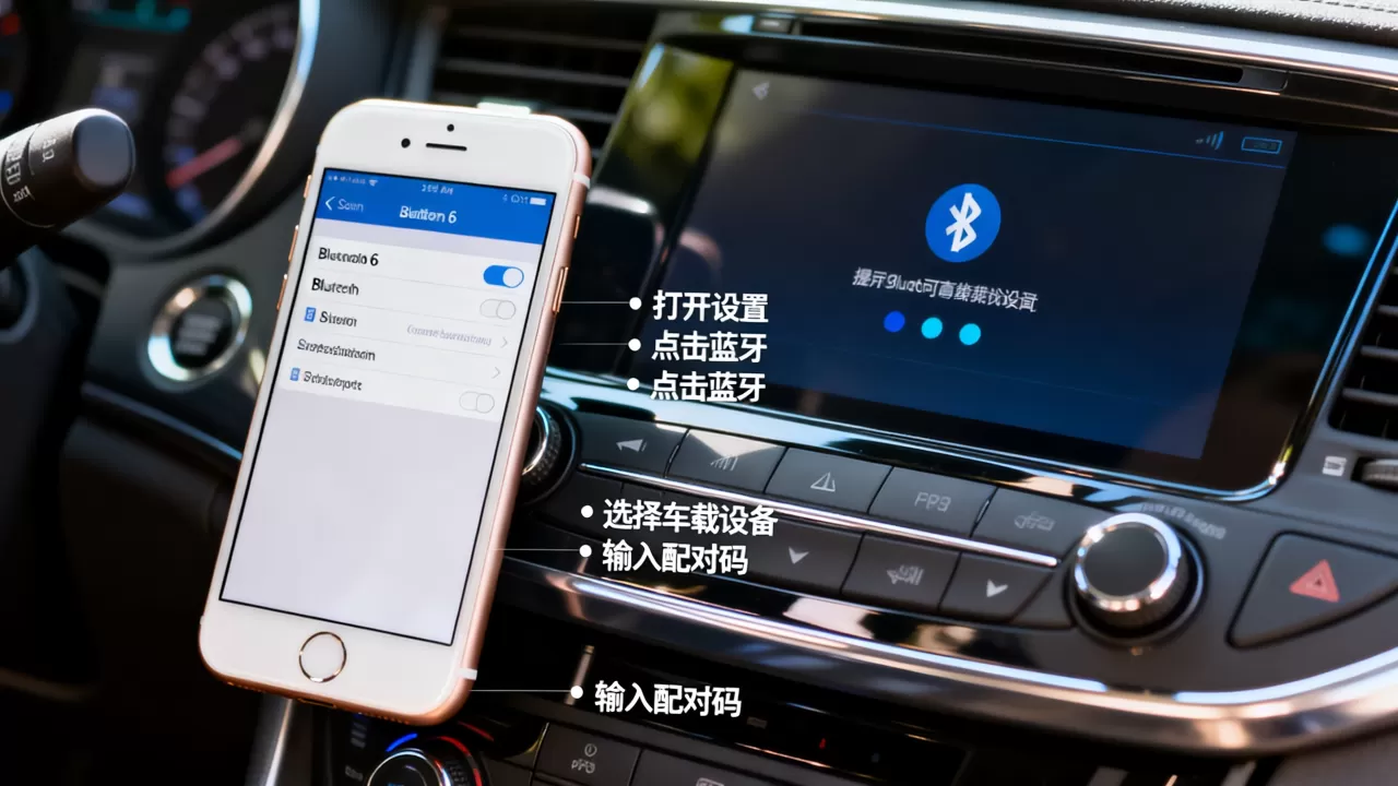 iphone6怎么连汽车蓝牙,苹果手机连接车载蓝牙教程 iphone6怎么连汽车蓝牙,苹果手机连接车载蓝牙教程