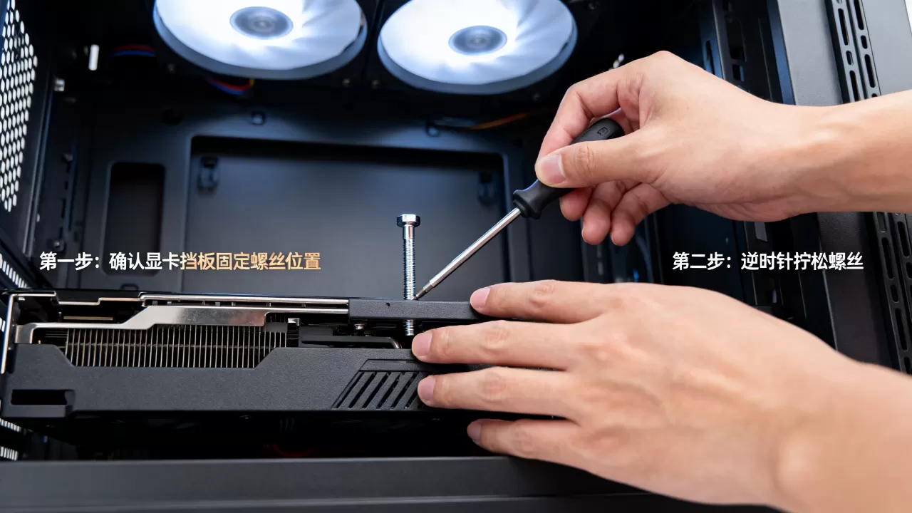 机箱显卡挡板如何拆除?显卡挡板螺丝拧不下来怎么办 机箱显卡挡板如何拆除?显卡挡板螺丝拧不下来怎么办