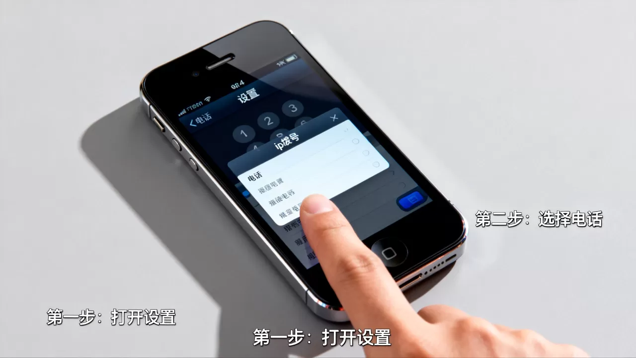 iphone4怎么ip拨号，iphone4设置ip拨号方法