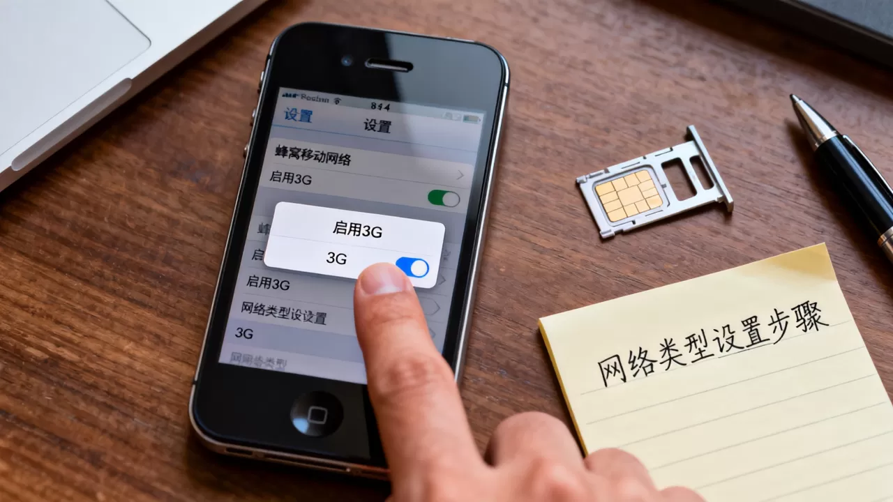 iphone4怎么改网络类型，iphone4设置蜂窝移动网络教程