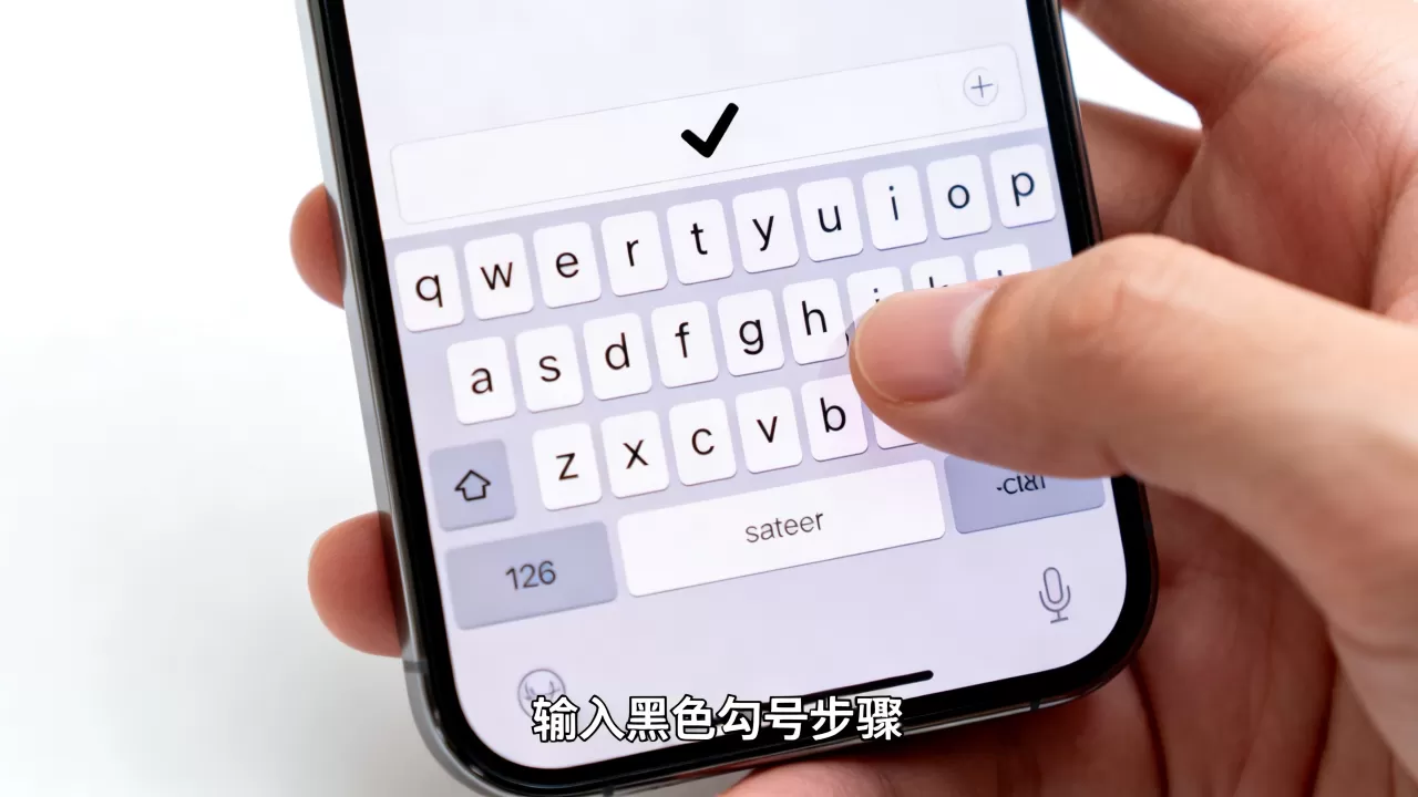 iphone黑色的对号怎么打,iPhone键盘如何输入黑色勾号 iphone黑色的对号怎么打,iPhone键盘如何输入黑色勾号