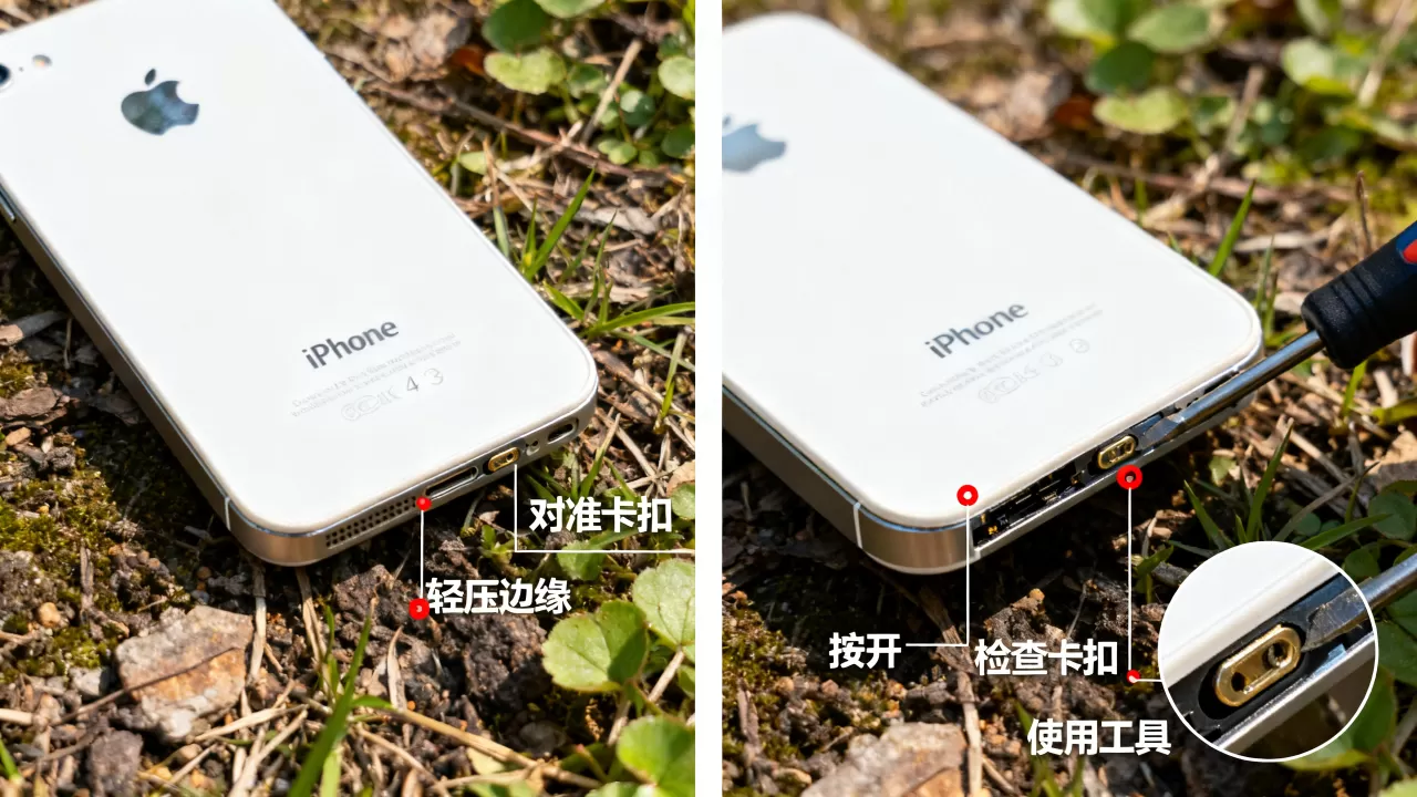 iphone4s怎么盖后盖,iphone4s后盖打不开怎么修 iphone4s怎么盖后盖,iphone4s后盖打不开怎么修