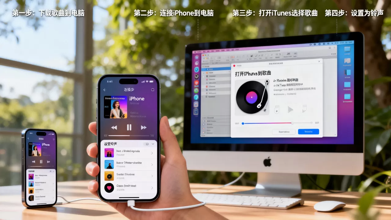 怎么把下载的歌曲放到iphone当铃声,iPhone设置自定义铃声教程 怎么把下载的歌曲放到iphone当铃声,iPhone设置自定义铃声教程