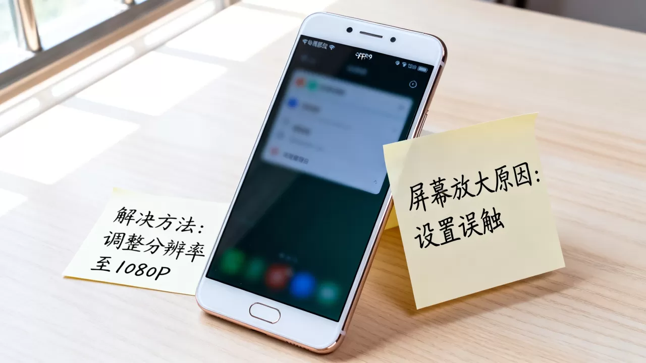 oppor9为什么会放大,手机屏幕显示模糊怎么解决 oppor9为什么会放大,手机屏幕显示模糊怎么解决