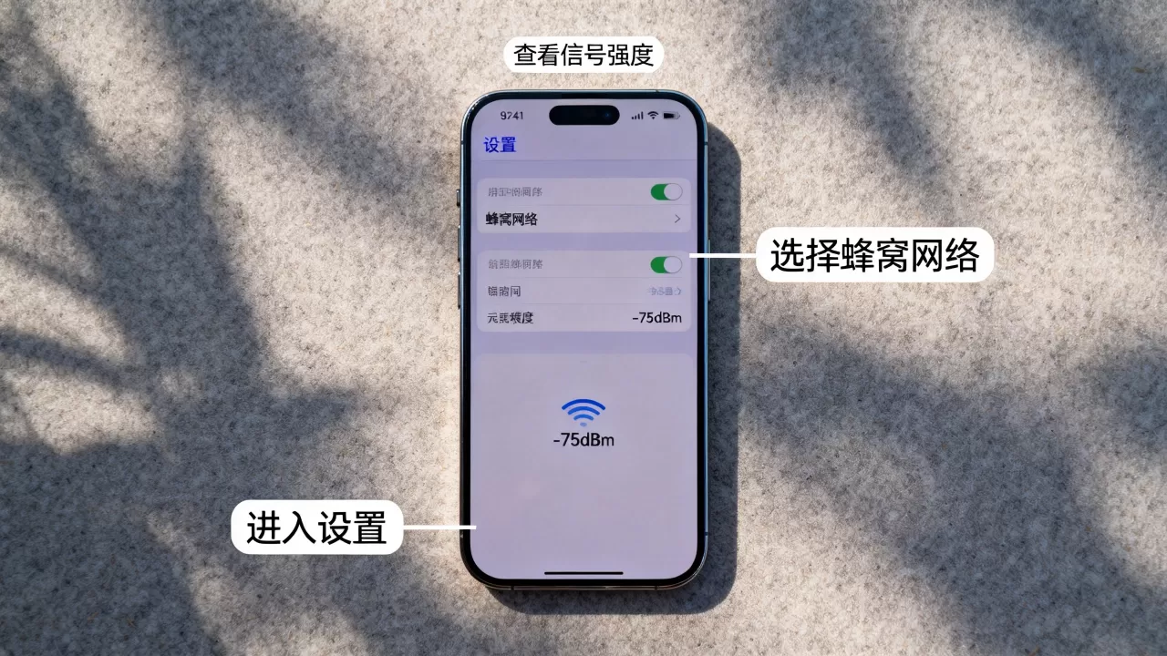 iphone怎么看手机信号,iphone查看信号强度方法 iphone怎么看手机信号,iphone查看信号强度方法