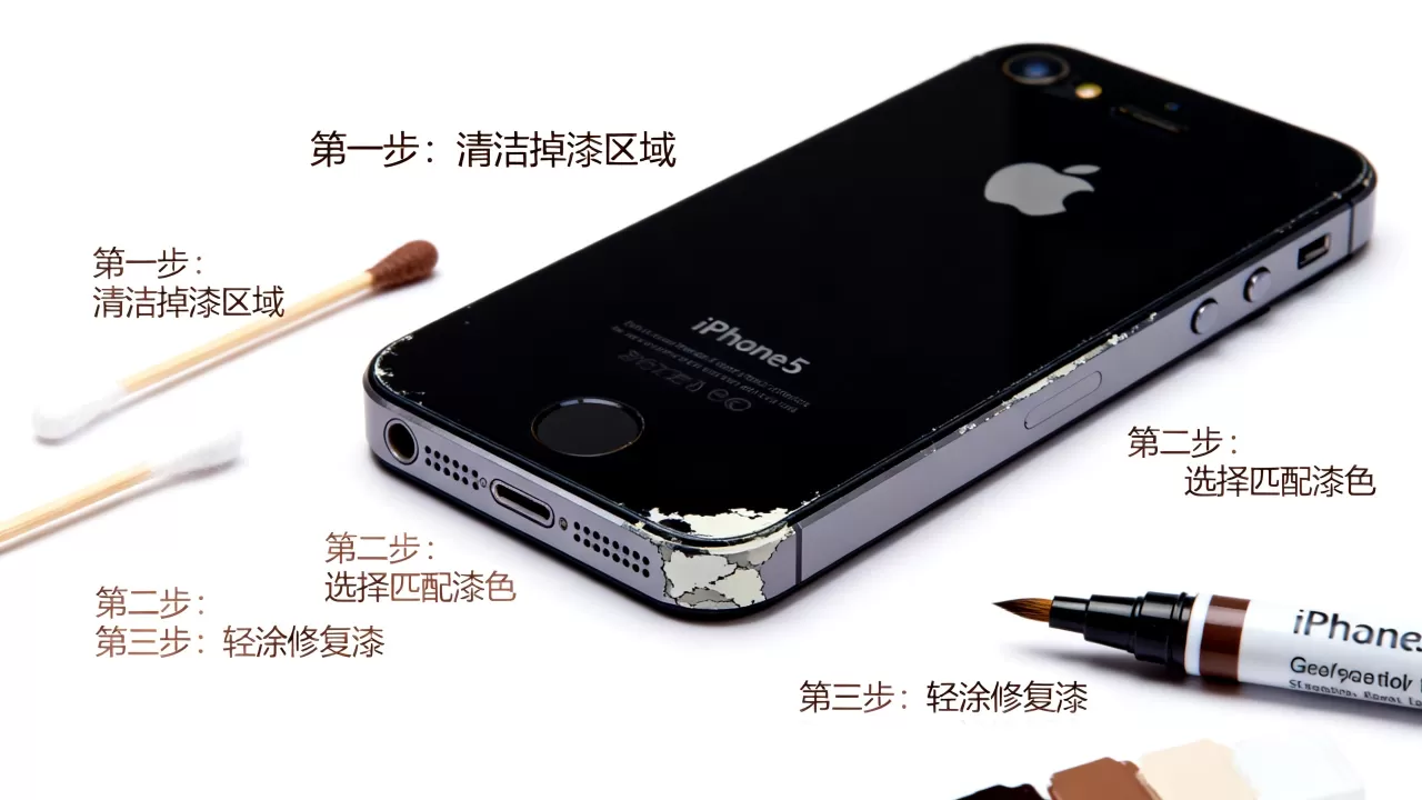 iphone5掉漆了怎么办，iphone5掉漆修复方法