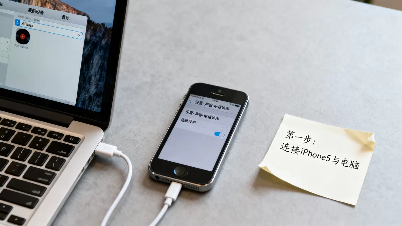 iphone5怎么快速把歌设置成铃声，iphone5设置自定义铃声教程