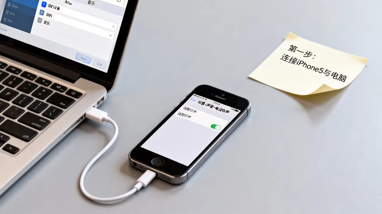 iphone5怎么快速把歌设置成铃声，iphone5设置自定义铃声教程
