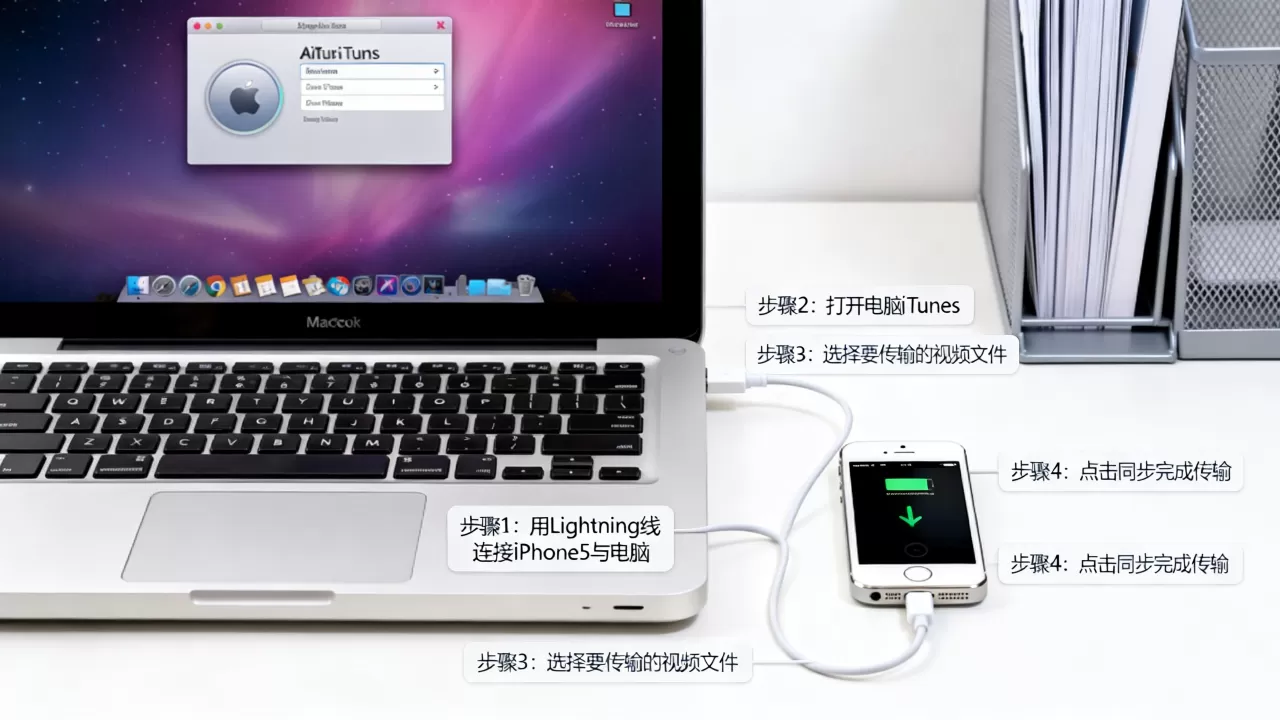 电脑上的电影怎么传到iphone5上，iphone5怎么导入电脑视频