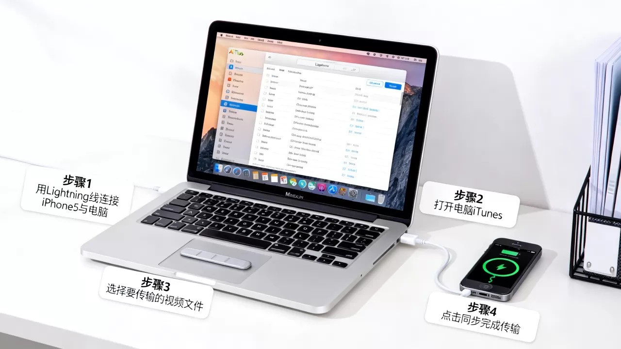电脑上的电影怎么传到iphone5上，iphone5怎么导入电脑视频