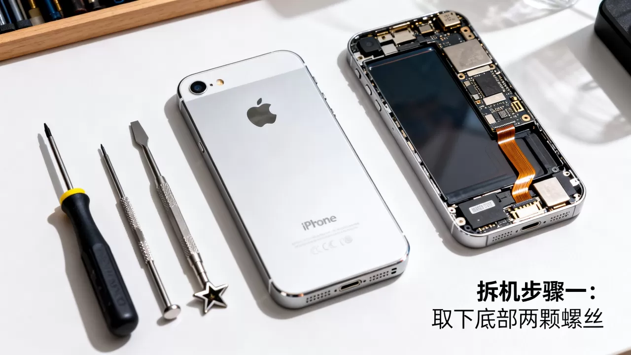 iphone5怎么拆开，iPhone 5拆机教程