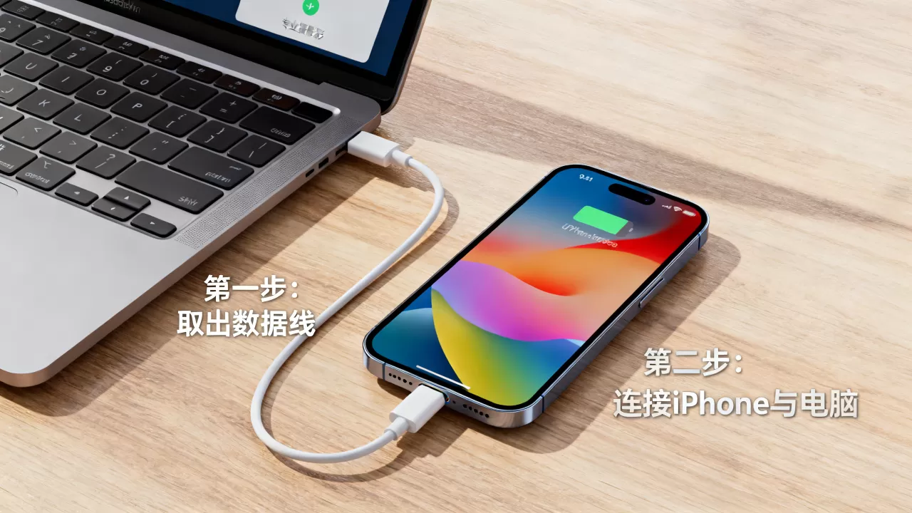 iphone数据线怎么连接电脑,iphone数据线连接电脑教程 iphone数据线怎么连接电脑,iphone数据线连接电脑教程