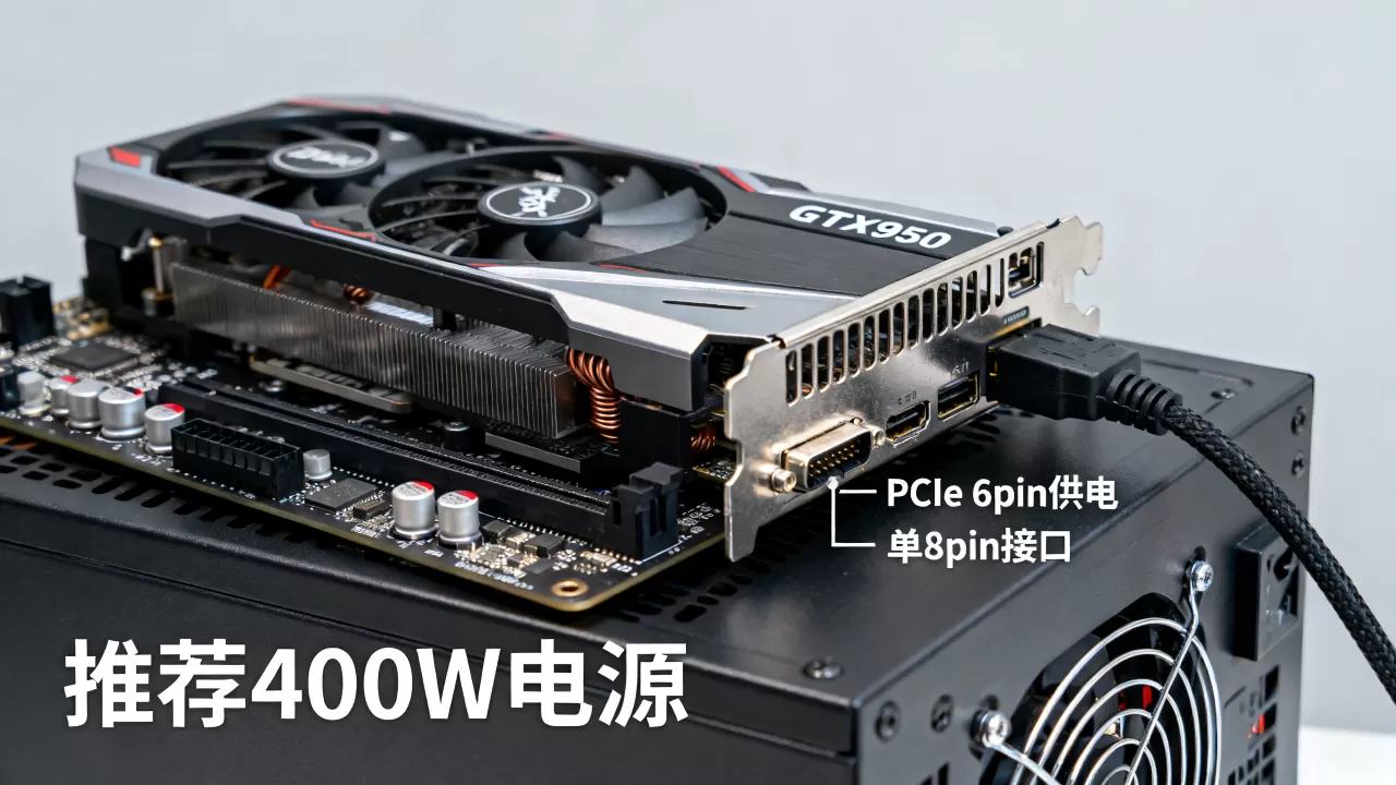 GTX950显卡电源用多大，GTX950显卡电源怎么选