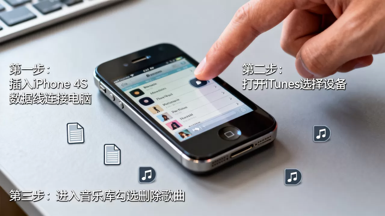 iphone4s怎么删歌曲,iphone4s删除音乐教程 iphone4s怎么删歌曲,iphone4s删除音乐教程