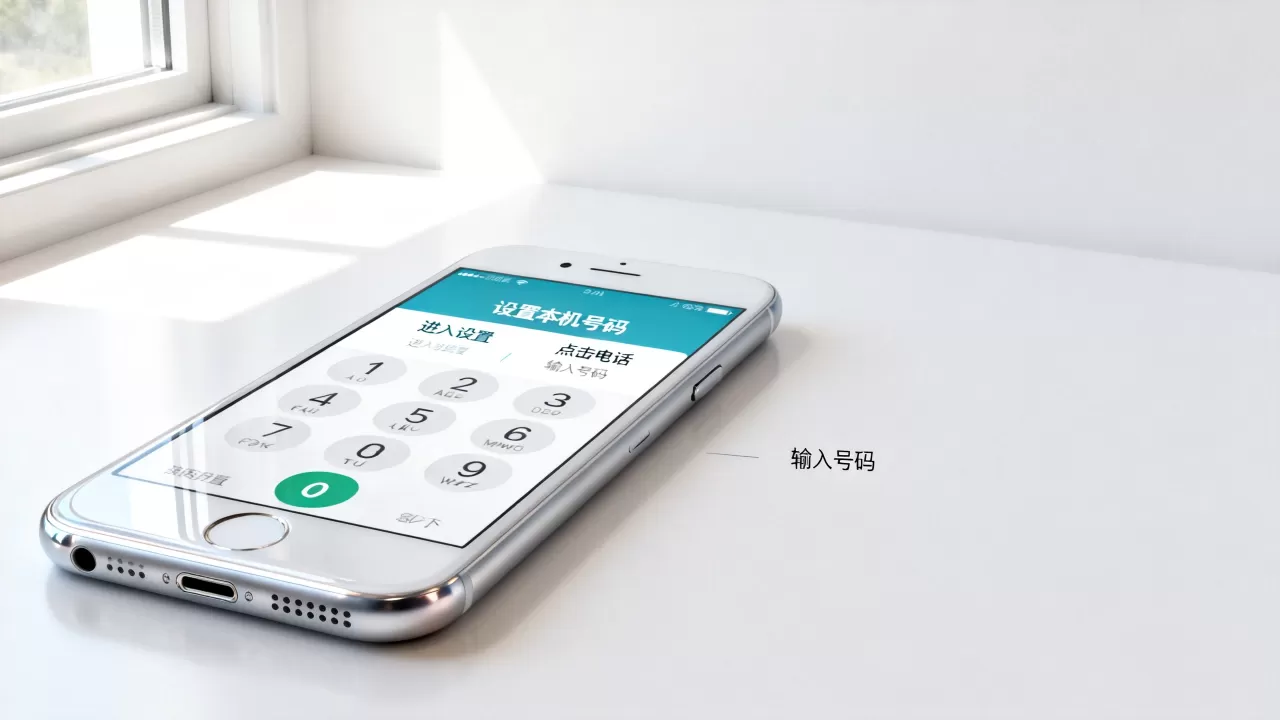 iphone6本机号码怎么设置，iphone6设置本机号码教程