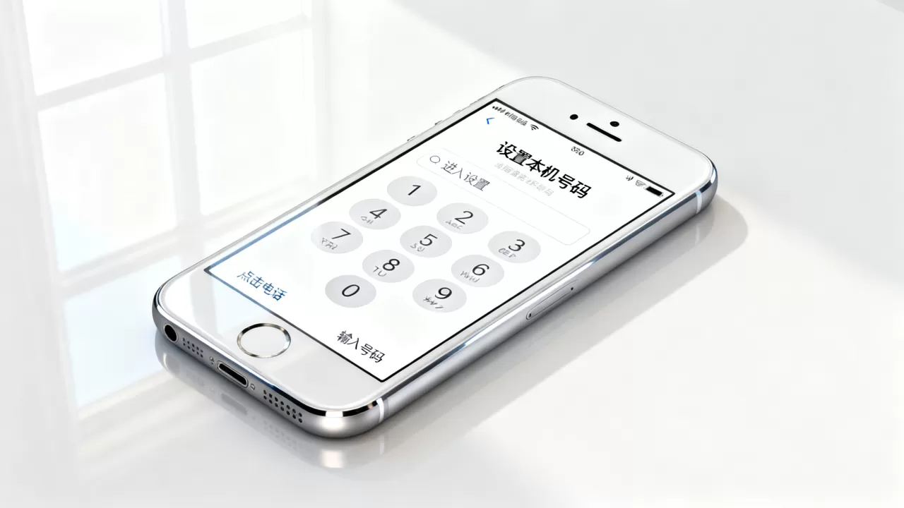 iphone6本机号码怎么设置，iphone6设置本机号码教程