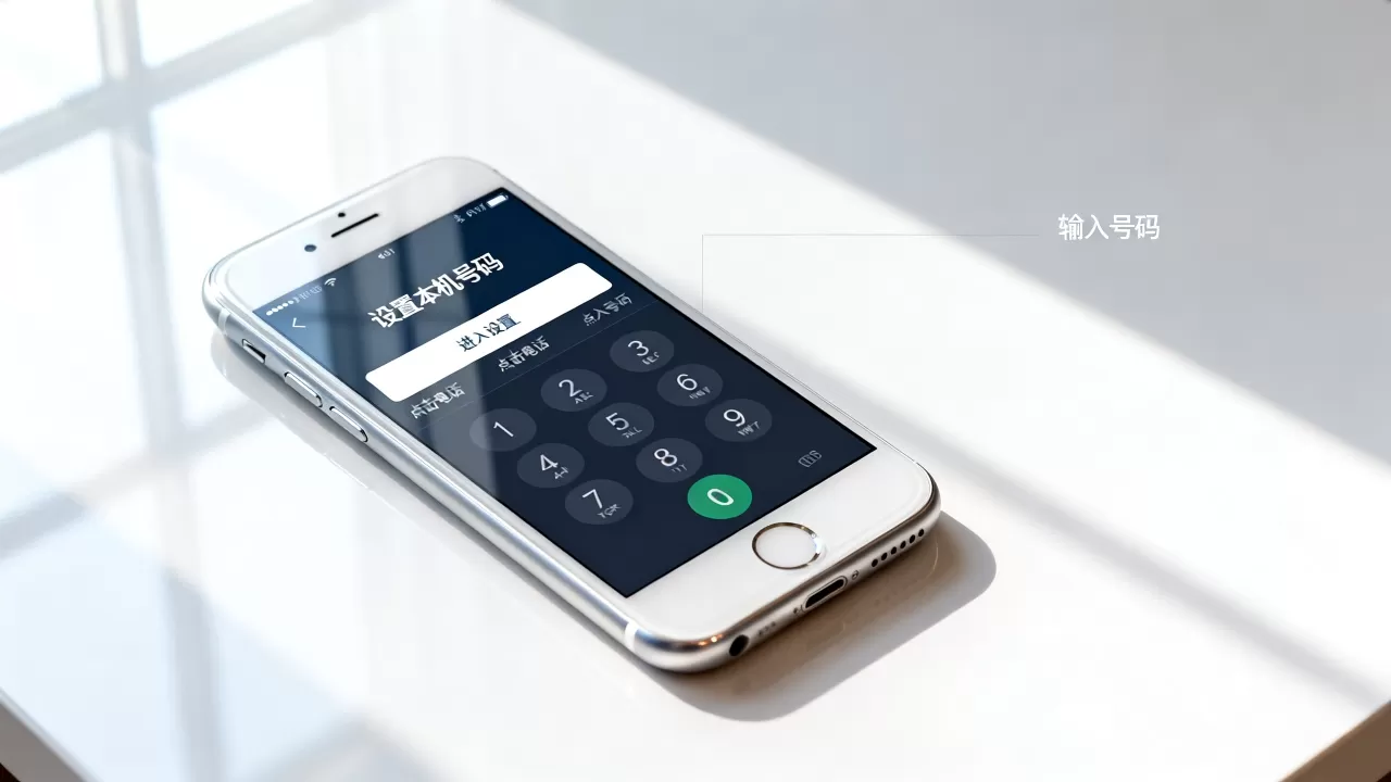 iphone6本机号码怎么设置，iphone6设置本机号码教程