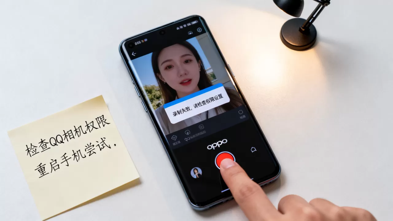 OPPO手机QQ录视频失败怎么办,手机QQ无法录制视频 OPPO手机QQ录视频失败怎么办,手机QQ无法录制视频