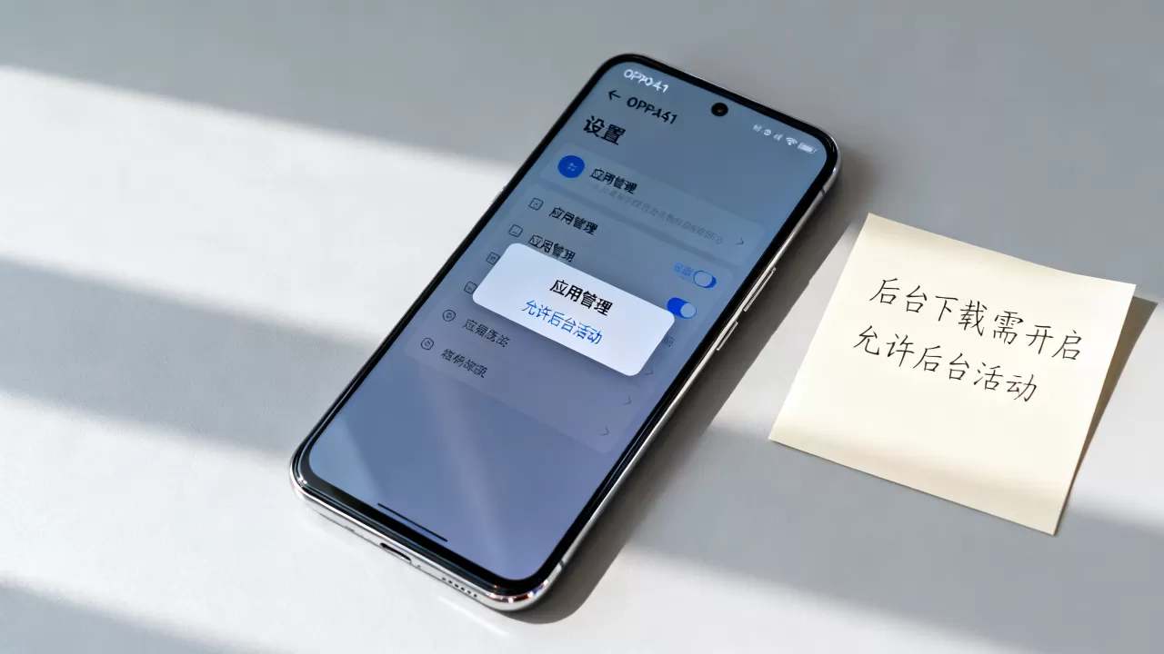 oppoa51为什么没办法后台下载，oppoa51后台下载设置
