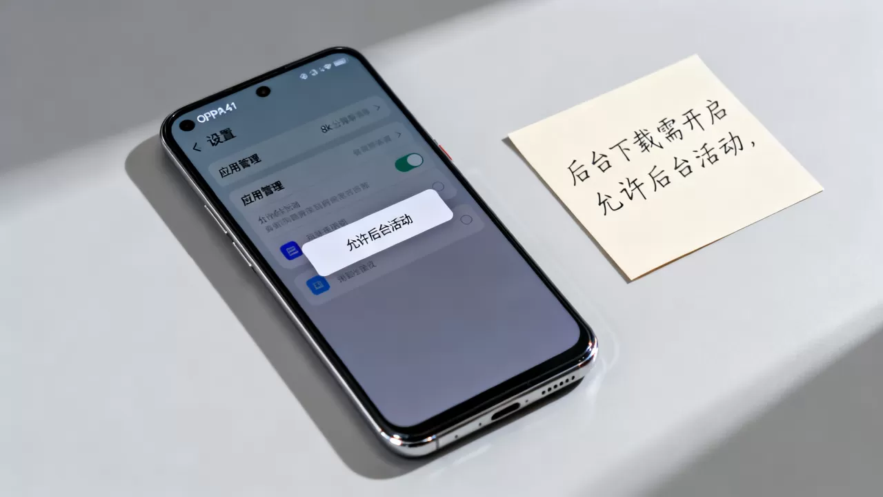 oppoa51为什么没办法后台下载，oppoa51后台下载设置