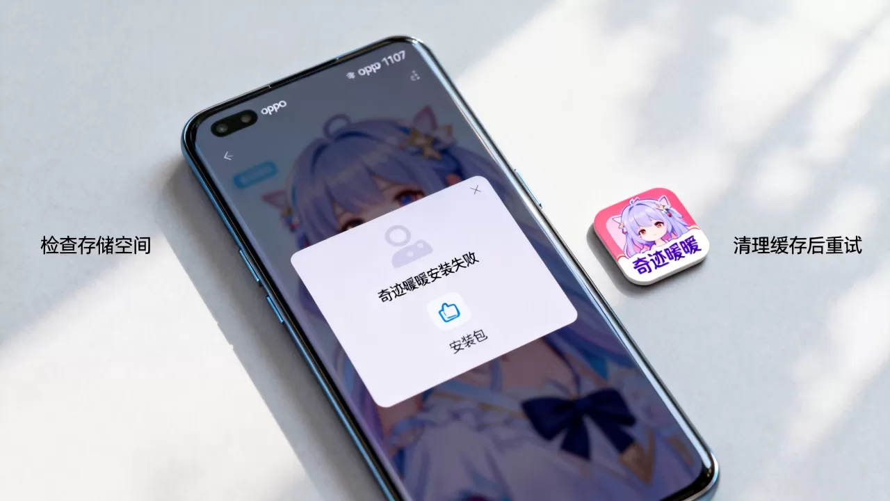 oppo1107奇迹暖暖为什么安装不了,奇迹暖暖无法安装怎么办 oppo1107奇迹暖暖为什么安装不了,奇迹暖暖无法安装怎么办
