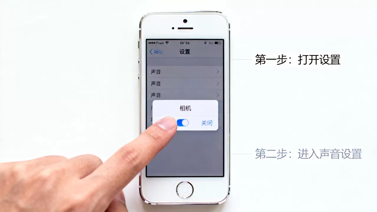 iphone5s怎么关闭拍照声音，苹果手机拍照声音怎么关闭