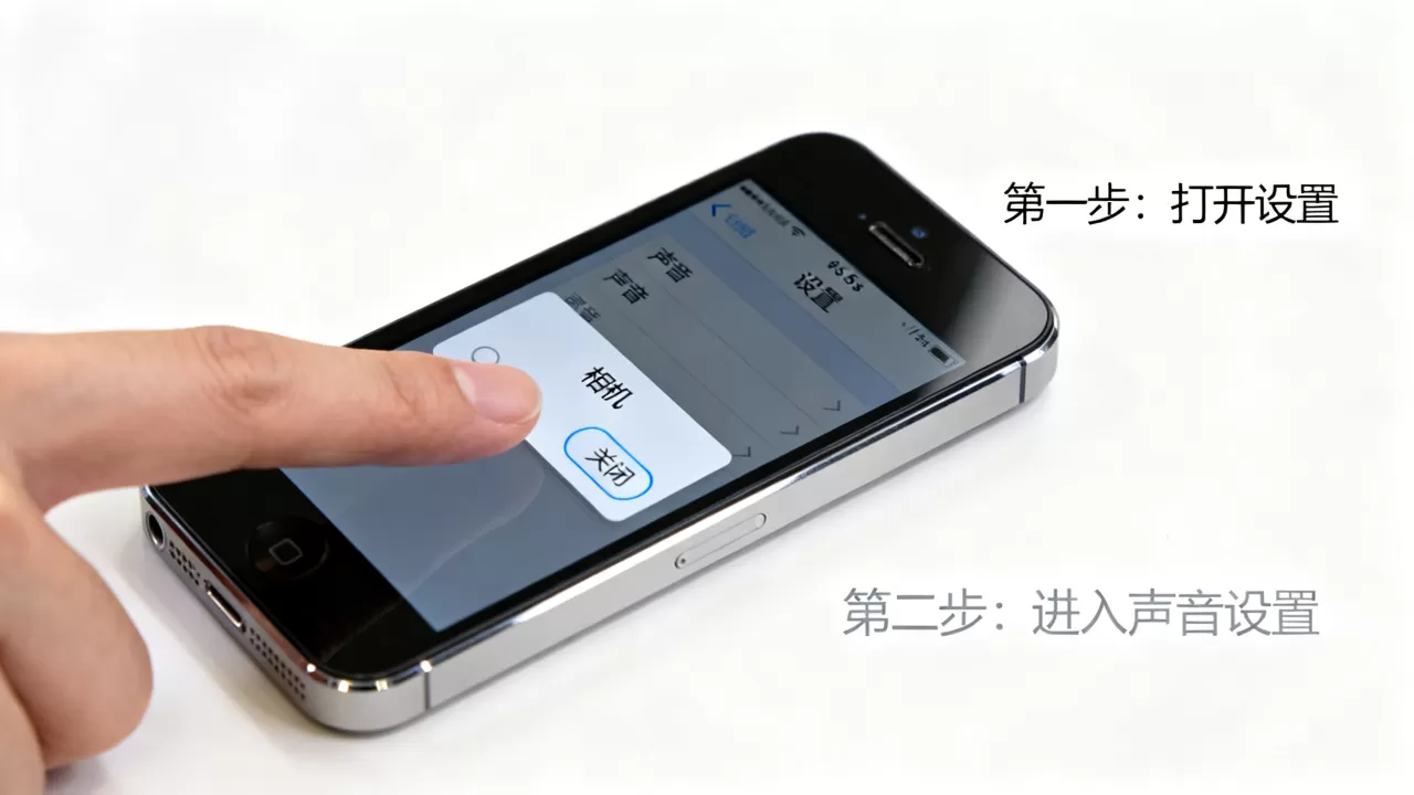 iphone5s怎么关闭拍照声音，苹果手机拍照声音怎么关闭