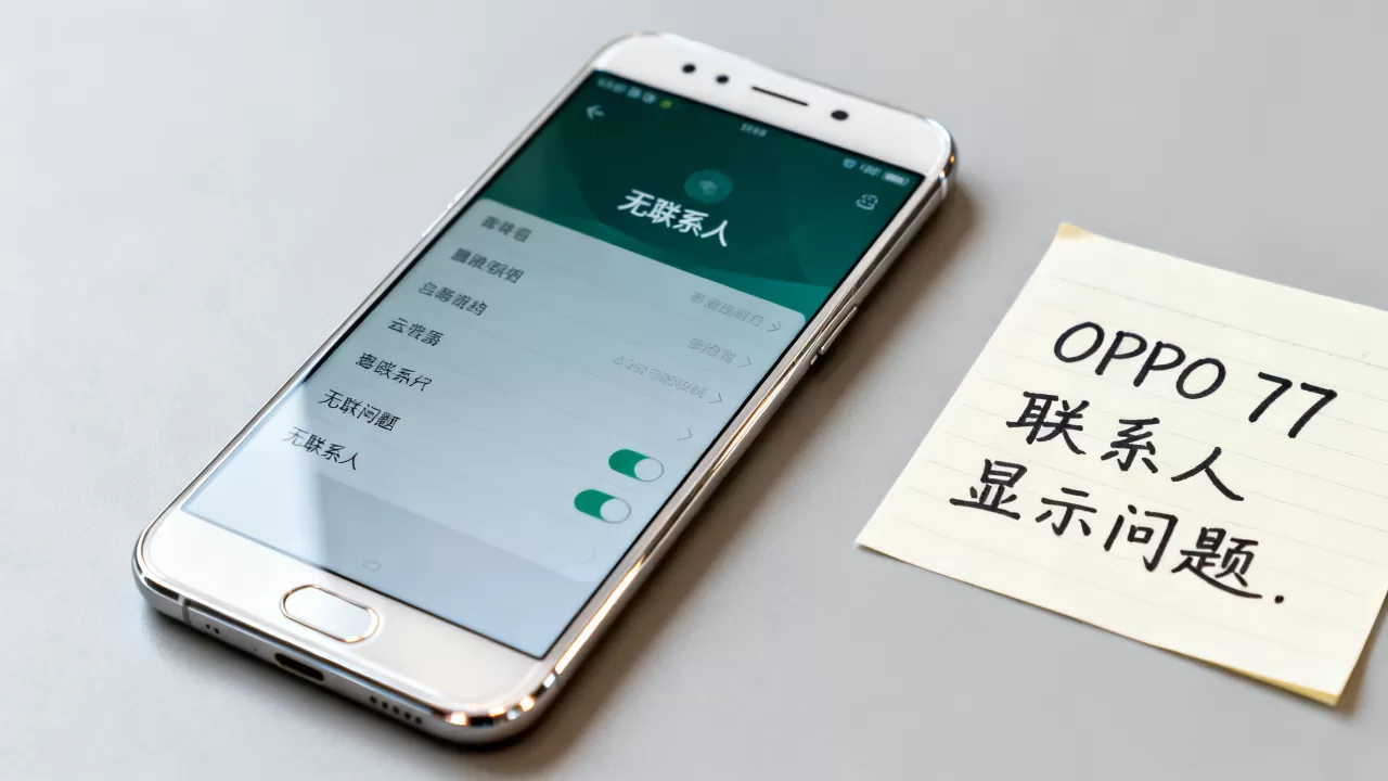 OPPO R7为什么没有电话号码，手机无法显示联系人