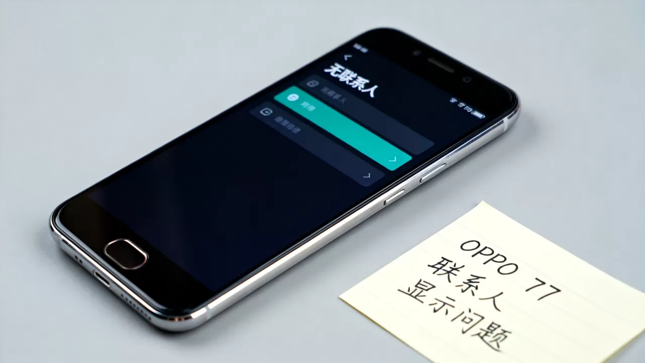 OPPO R7为什么没有电话号码，手机无法显示联系人