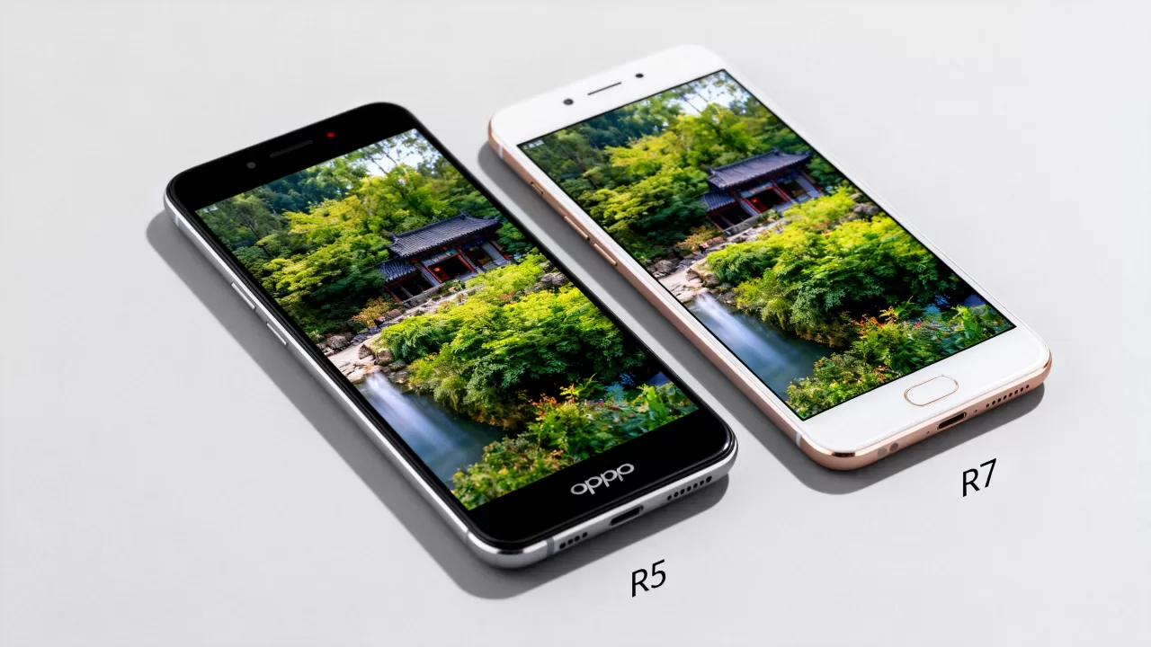 oppor5为什么没有oppor7的屏清晰，手机屏幕清晰度差异