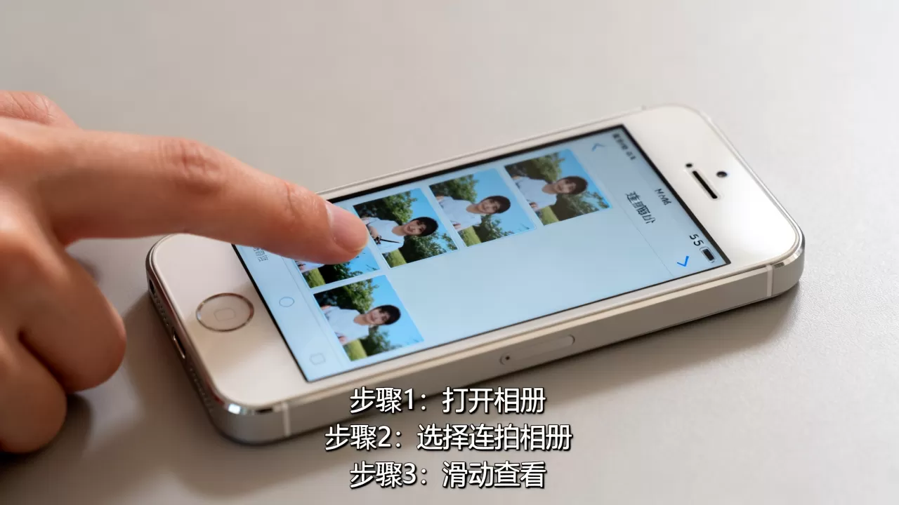 iphone5s连拍照片怎么看，iphone5s连拍照片如何查看