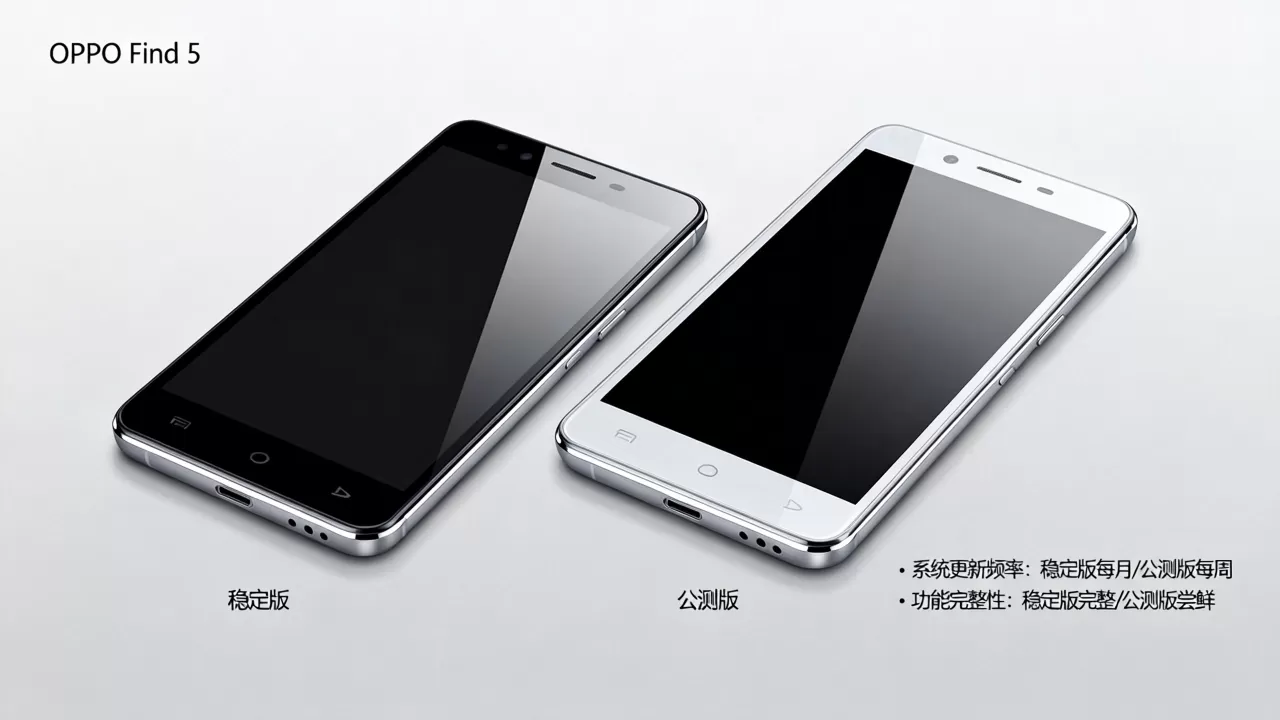 OPPO Find 5 Color稳定版和公测版有什么区别,稳定版和公测版区别 OPPO Find 5 Color稳定版和公测版有什么区别,稳定版和公测版区别