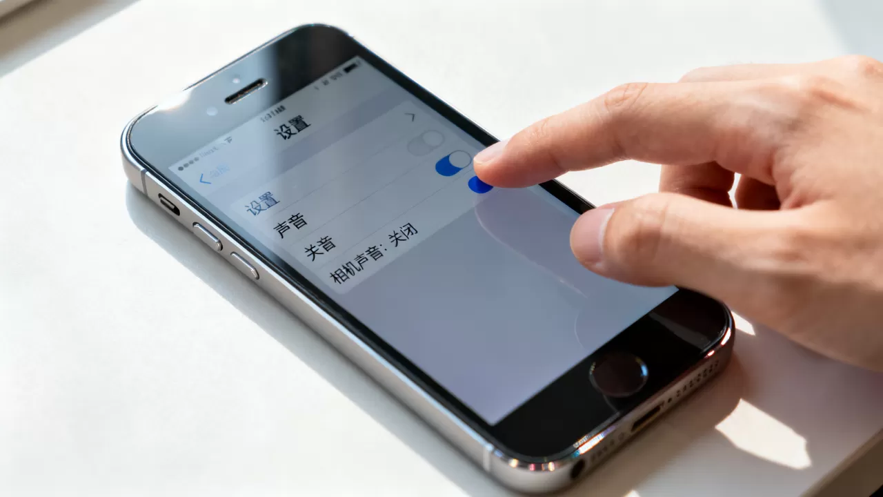 iphone5照相声音怎么关，iphone5拍照静音设置