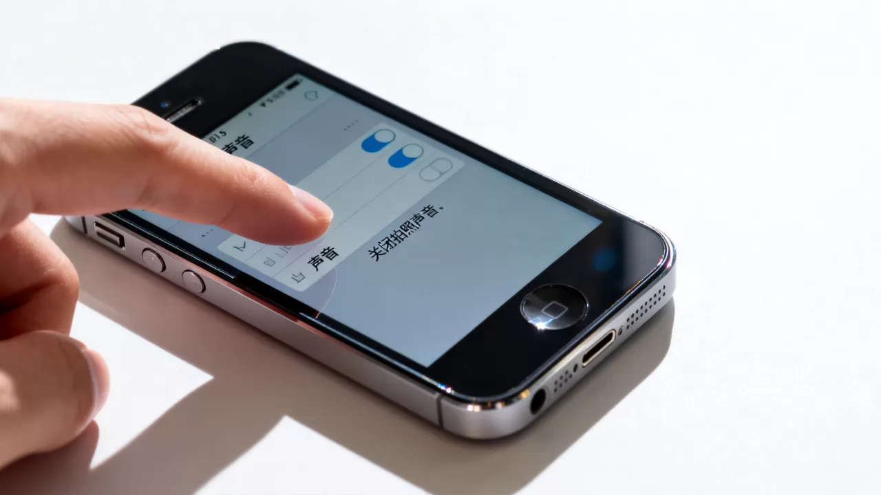 日版iphone5拍照声音怎么关，iphone5拍照声音关闭方法