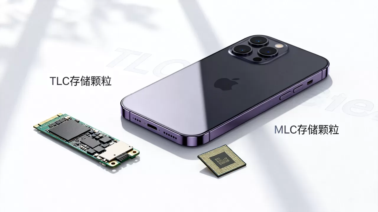怎么看iPhone TLC MLC，iPhone存储颗粒TLC和MLC区别