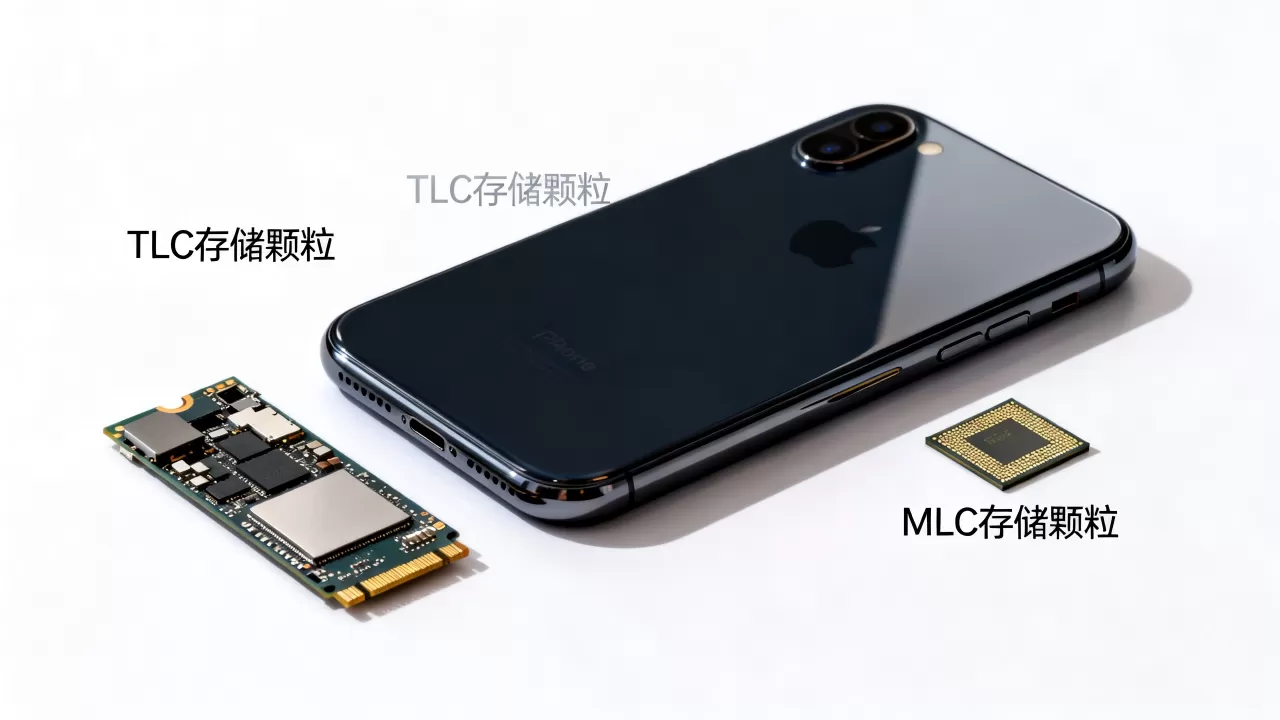 怎么看iPhone TLC MLC，iPhone存储颗粒TLC和MLC区别