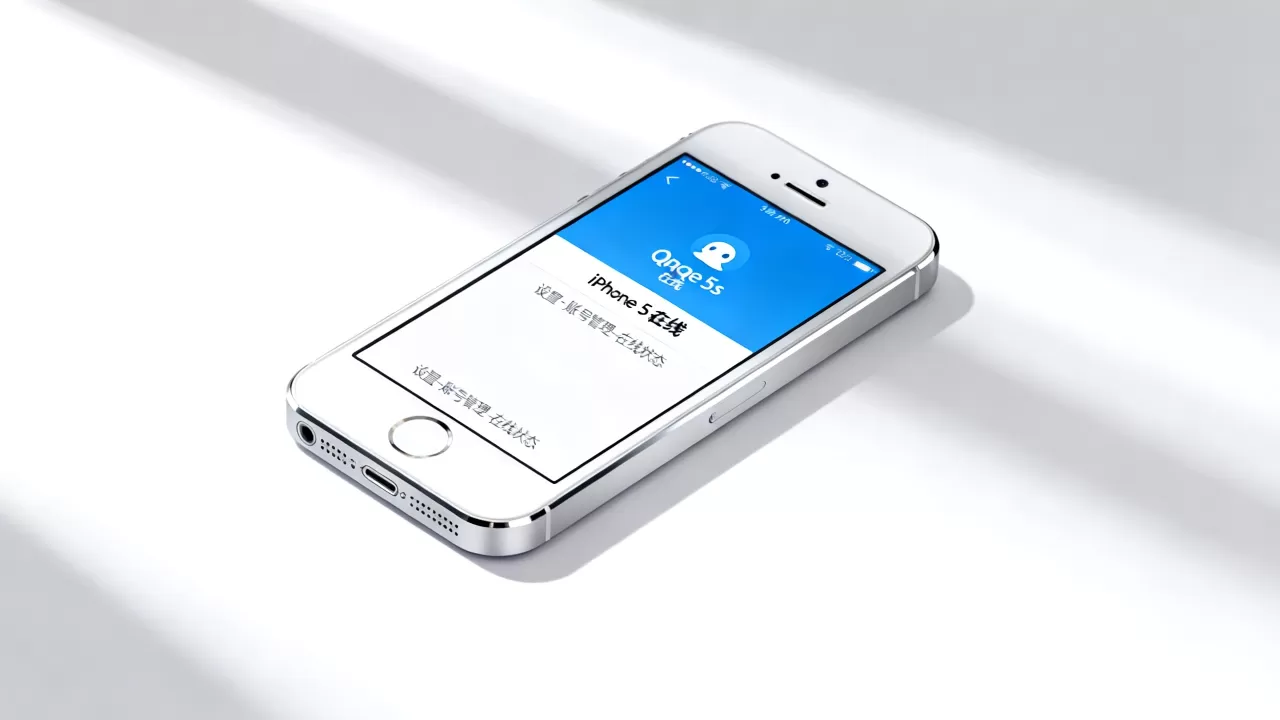 qq怎么显示iphone5s在线，iphone5s上qq显示在线