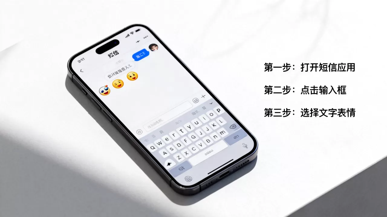 iphone怎么发文字表情,iphone发文字表情教程 iphone怎么发文字表情,iphone发文字表情教程