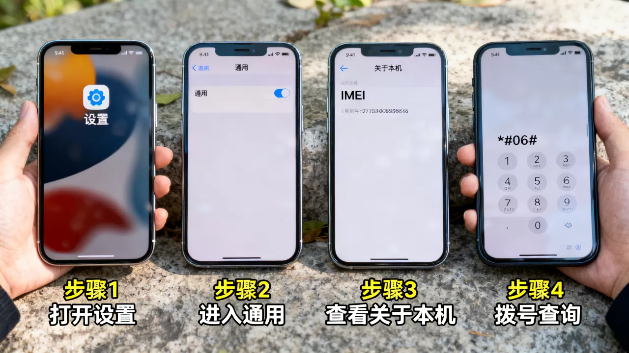 iphone怎么查imei号，iphone查imei号