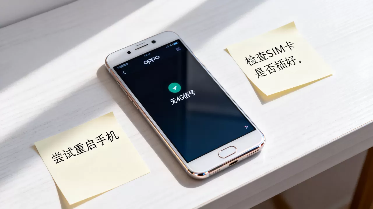 OPPO R7为什么有时不显示4G，手机4G信号丢失怎么解决