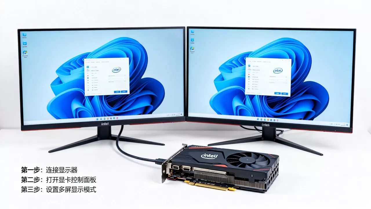 Intel显卡多屏显示怎么设置，intel显卡多屏显示