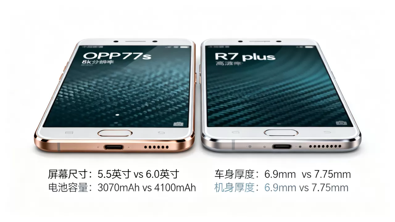 OPPO R7s和R7plus有什么区别？OPPO R7s和R7plus区别