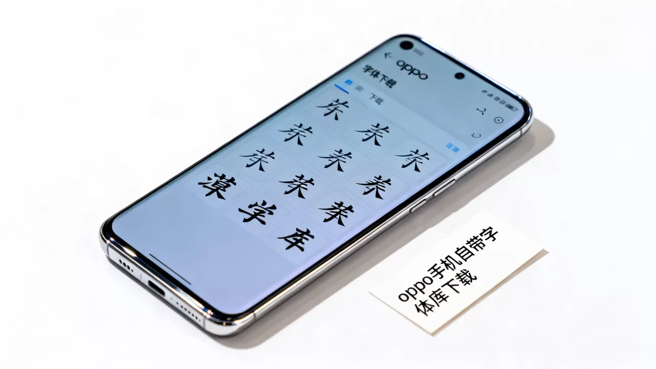 oppo字体是什么字体下载？oppo手机自带字体库下载
