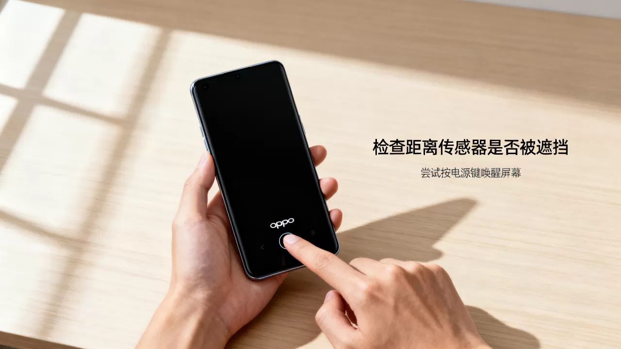 oppo手机接电话黑屏怎么办，oppo手机通话黑屏解决方法