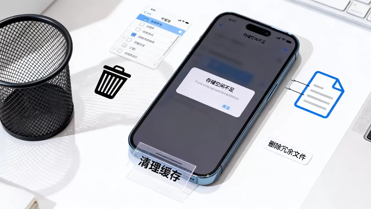 iphone系统存储空间不足怎么清理垃圾，手机内存满了清理垃圾