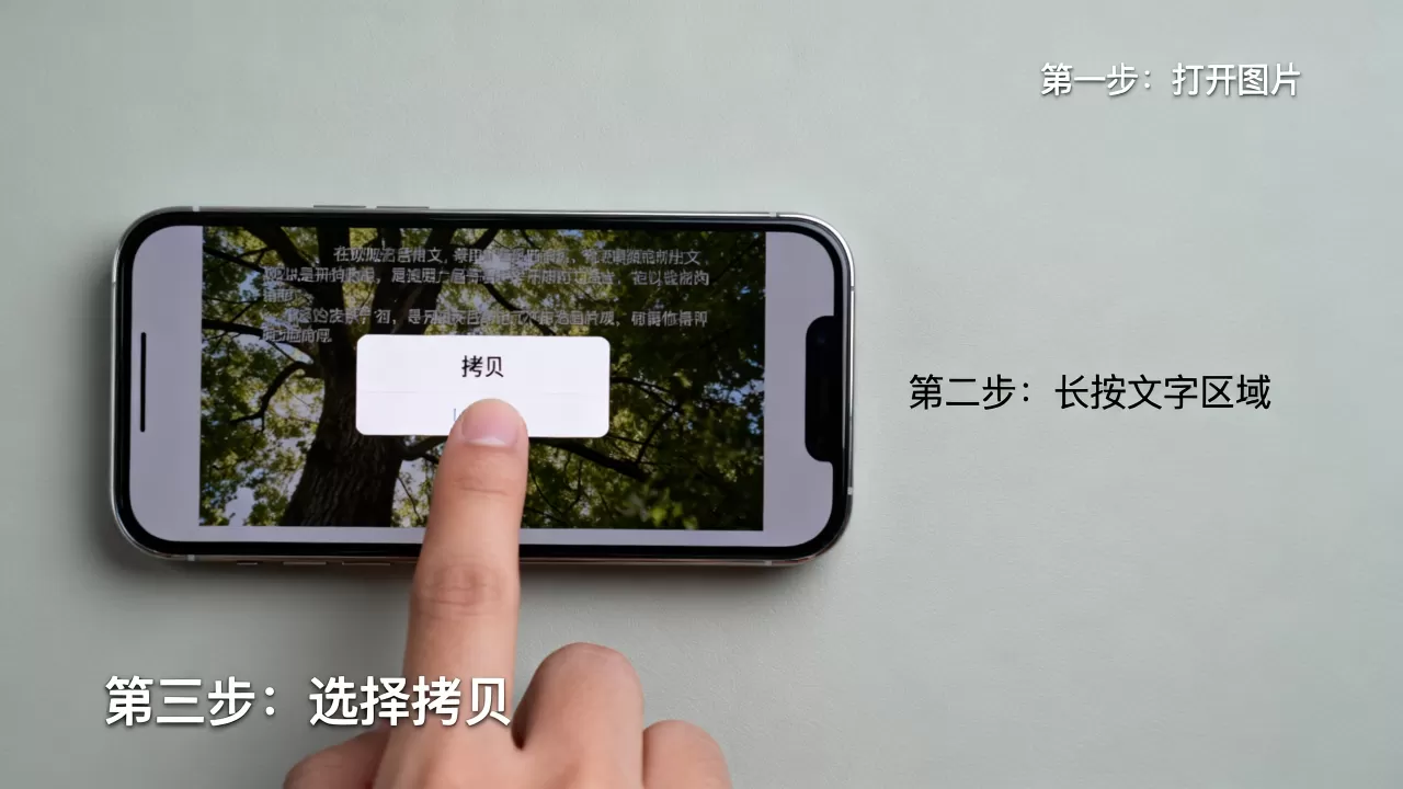 iphone图片上拷贝怎么弄出来，苹果手机复制图片文字方法