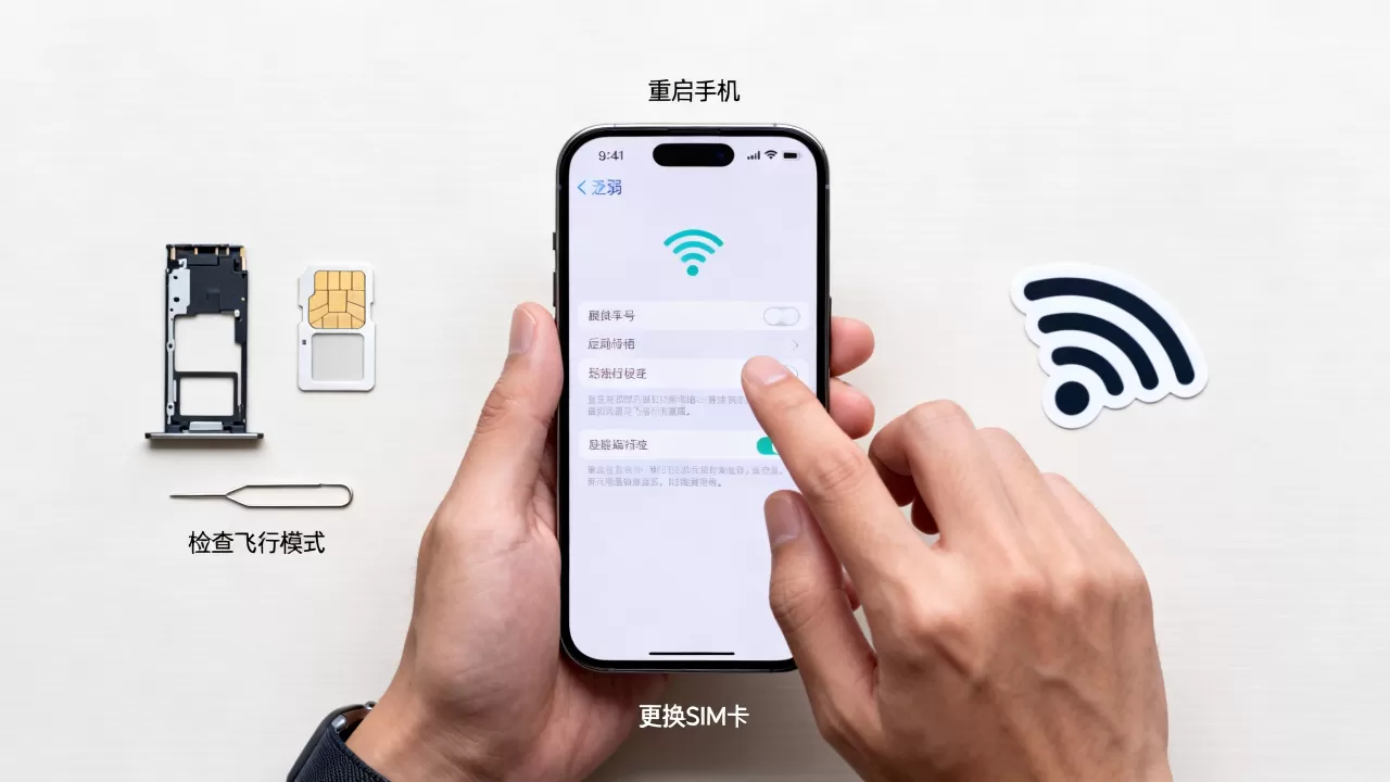 iphone手机信号怎么改回来，手机信号突然变差怎么办