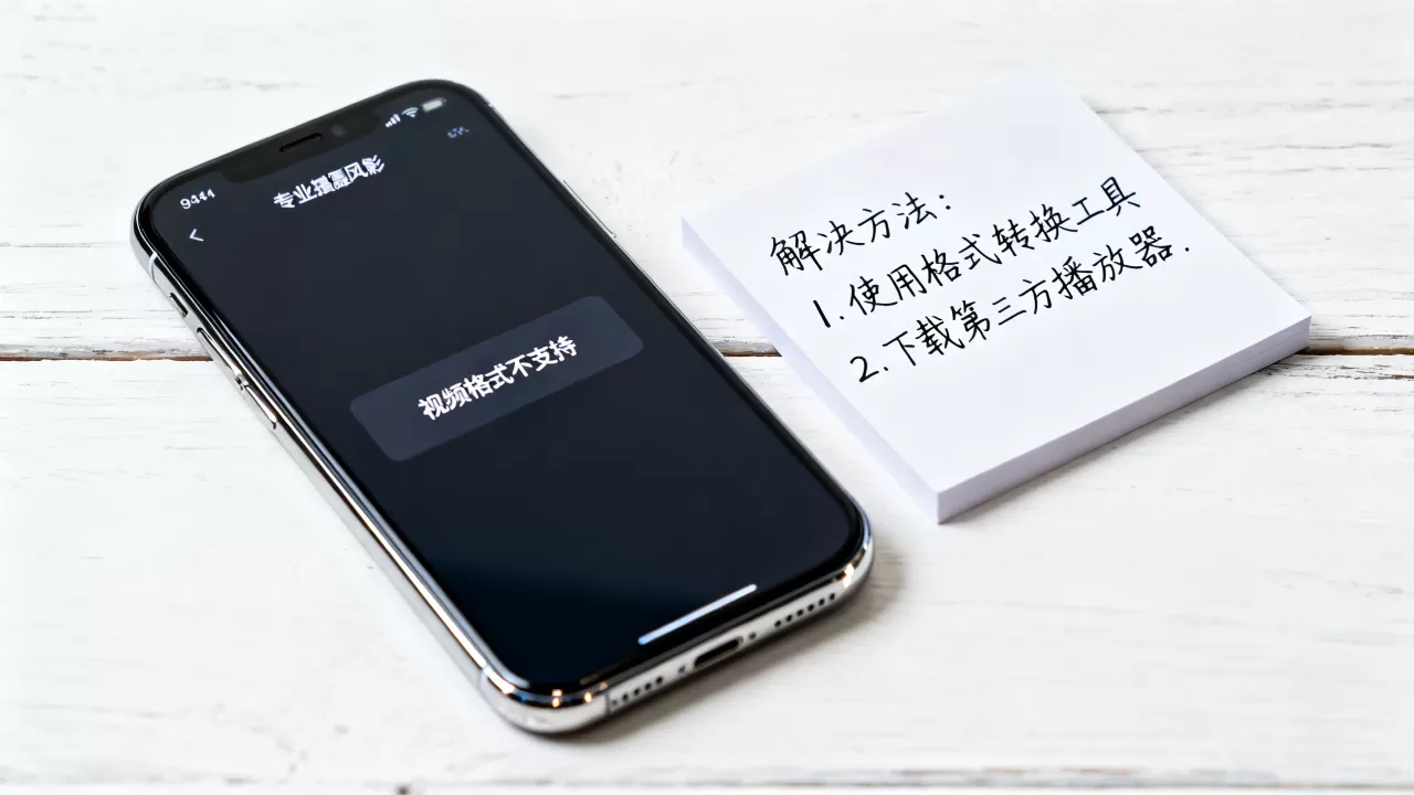 iphone视频不支持怎么办，苹果手机播放视频格式不支持解决方法