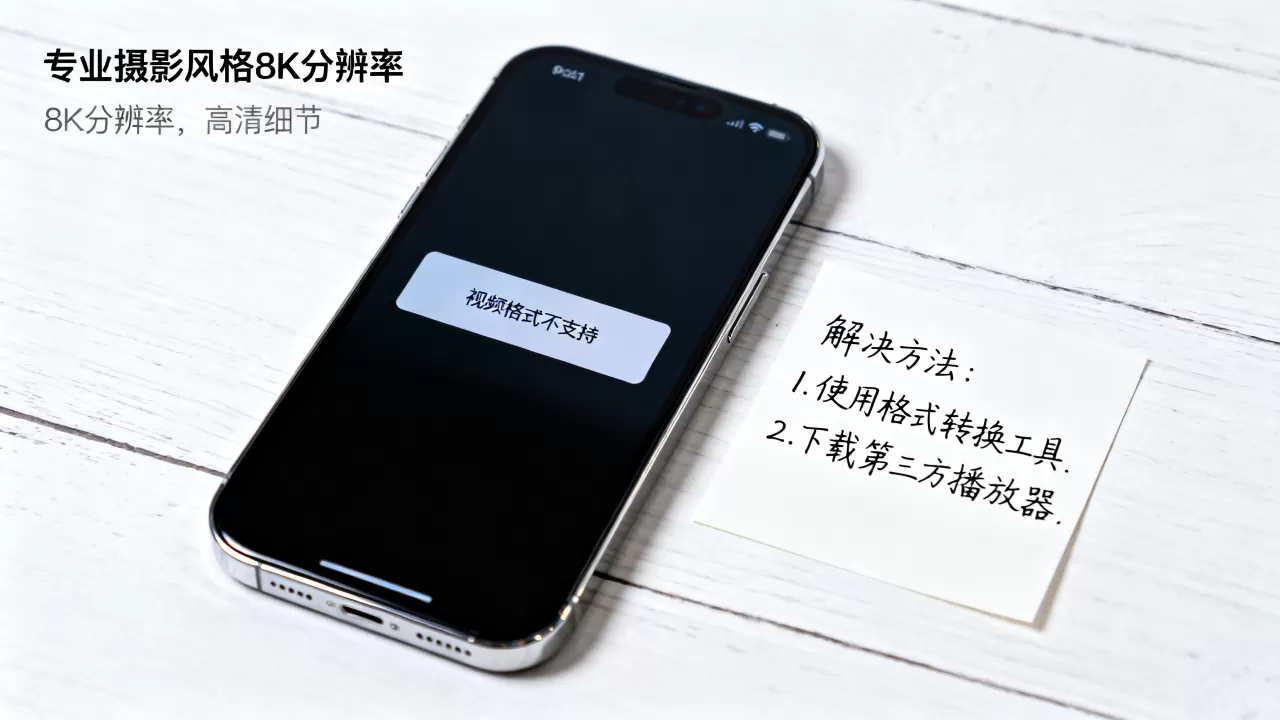 iphone视频不支持怎么办，苹果手机播放视频格式不支持解决方法