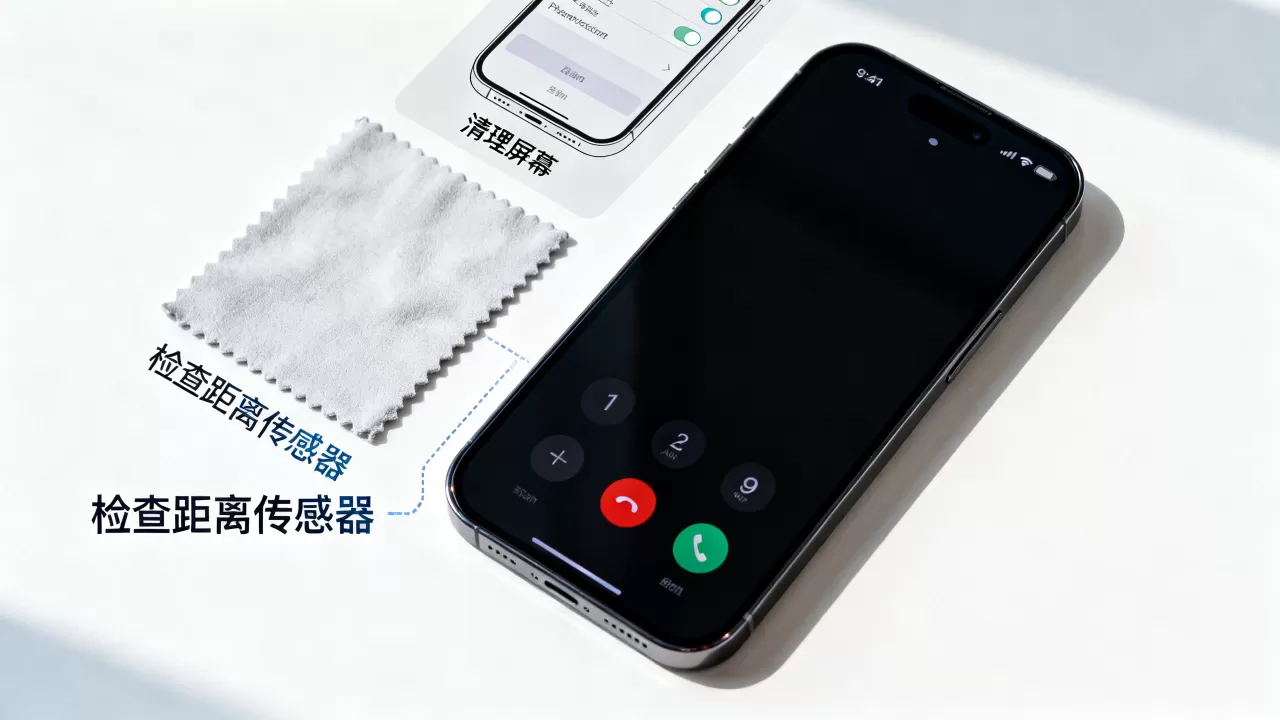 iphone设置通话黑屏怎么回事，iphone通话黑屏怎么解决